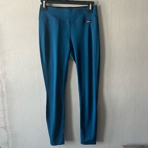 Patagonia Blue Capilene Midweight Base Layer Bottoms Size XS
